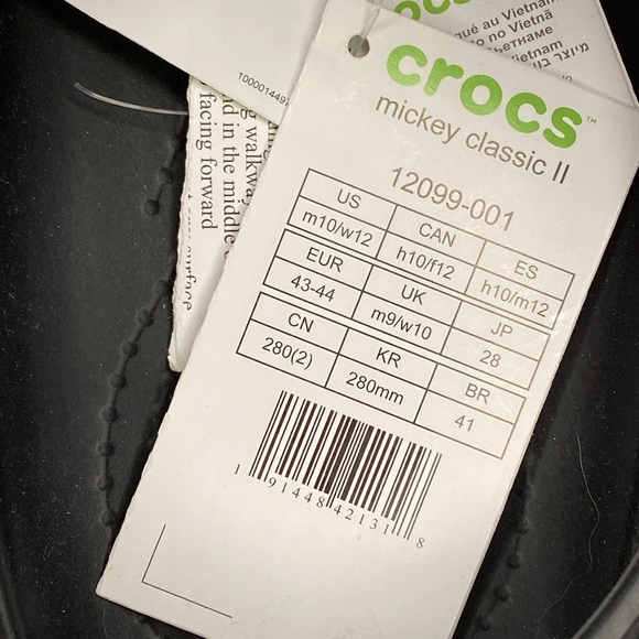 NWOT- Disney Crocs - Picture 5 of 5